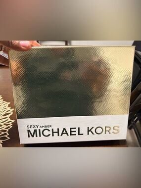 Michael Kors Gold and White Fragrance Box